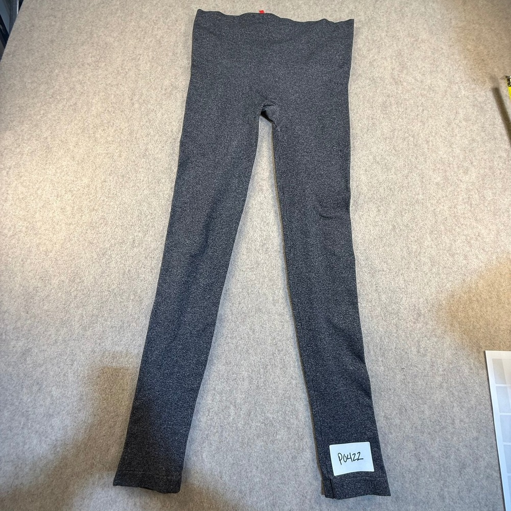 Spanx‎ by Sara Blakely Gray Heathered High Waisted Seamless Leggings Large